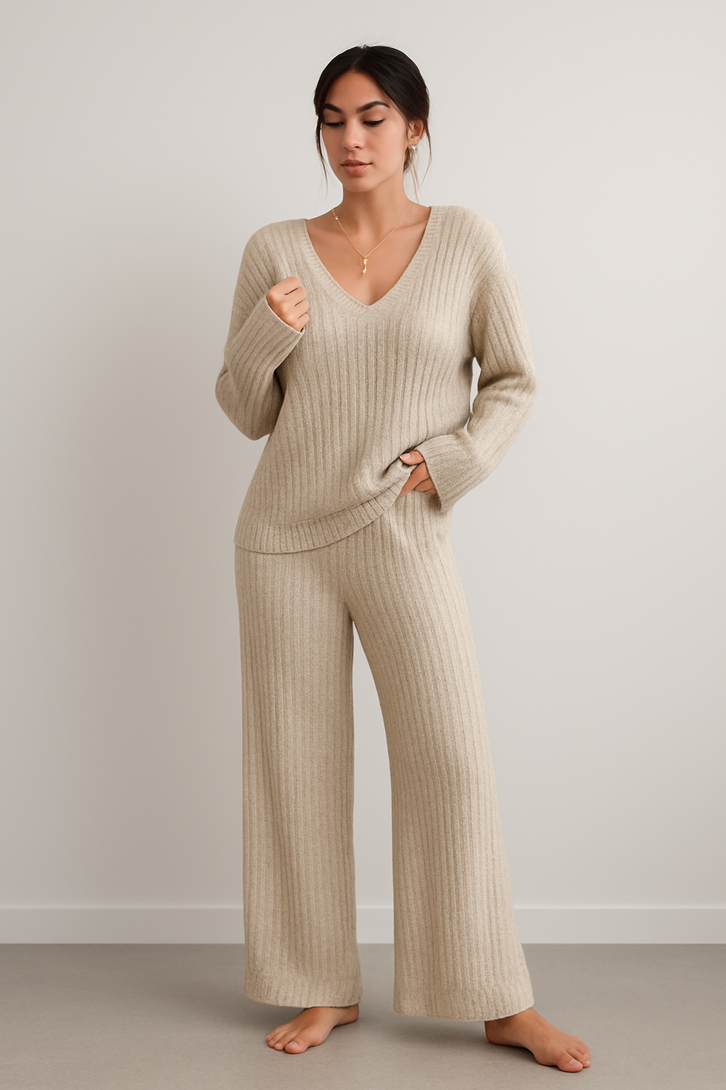 Sophia | Ensemble lounge luxueux à côtes