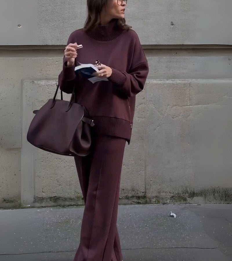 Cressida -Ensemble deux pièces chic et décontracté