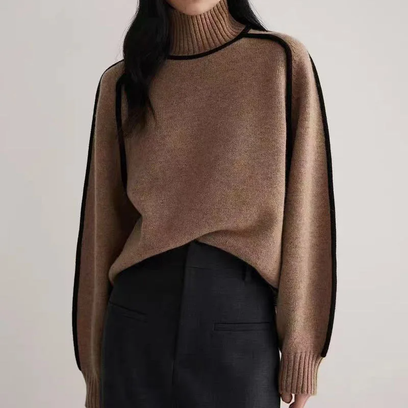 Sophia | Pull à col roulé confortable et luxueux