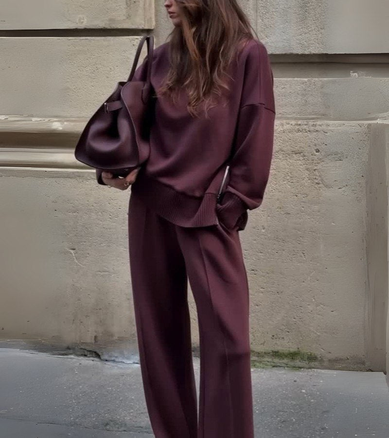 Cressida -Ensemble deux pièces chic et décontracté
