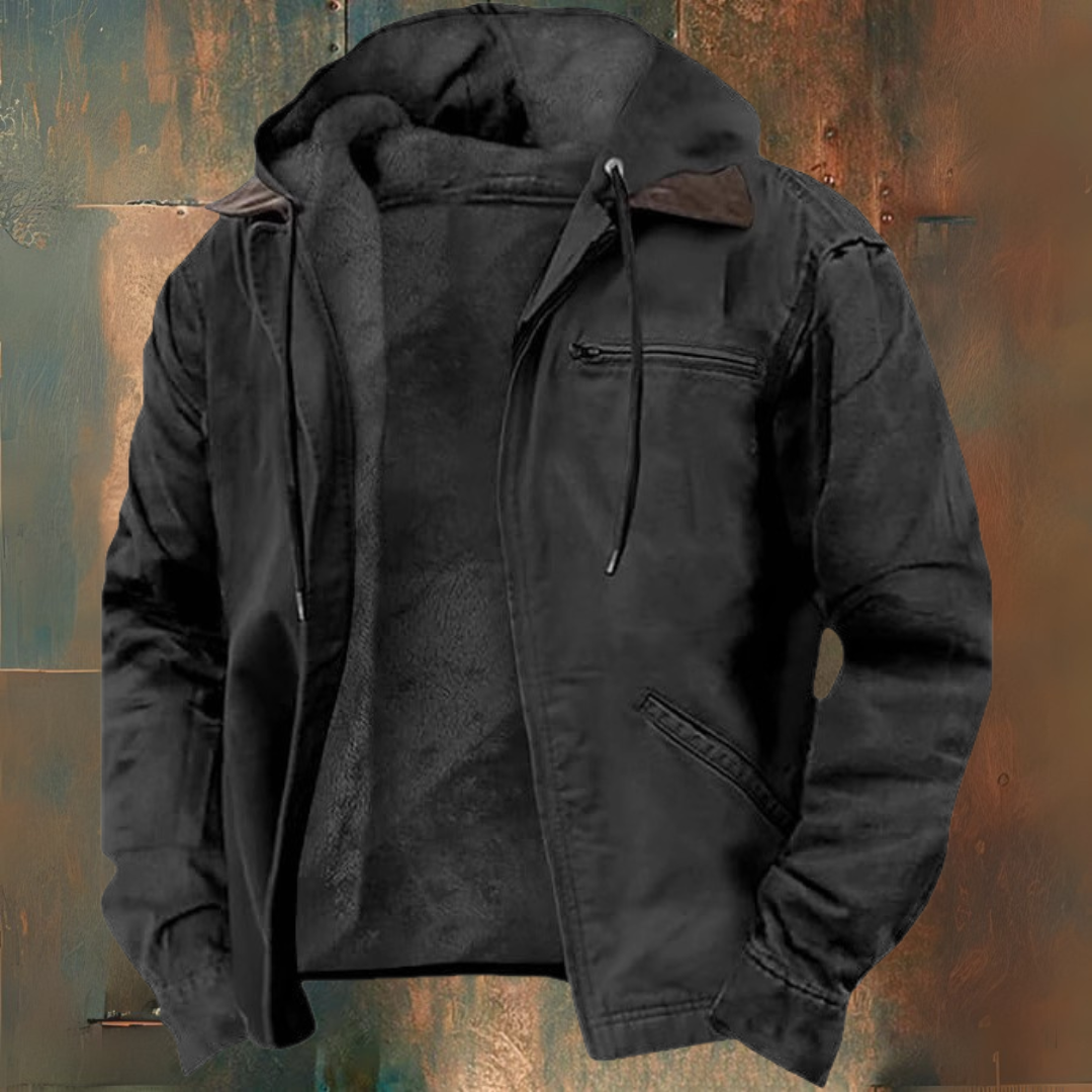 LUCAS™|VESTE AVEC CAPUCHE ET FERMETURE ÉCLAIR
