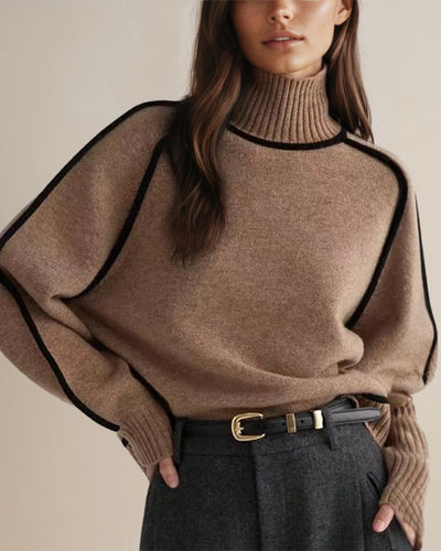 Sophia | Pull à col roulé confortable et luxueux