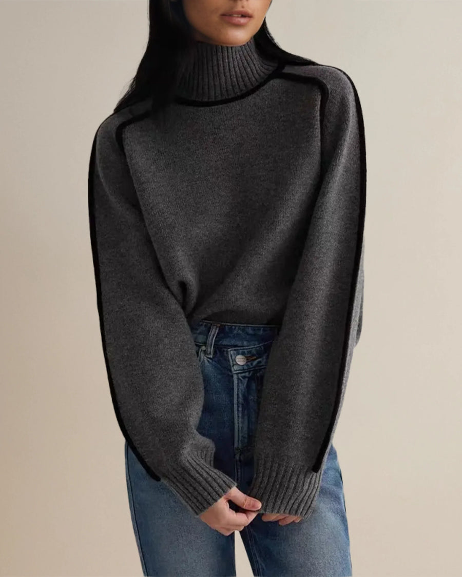 Sophia | Pull à col roulé confortable et luxueux