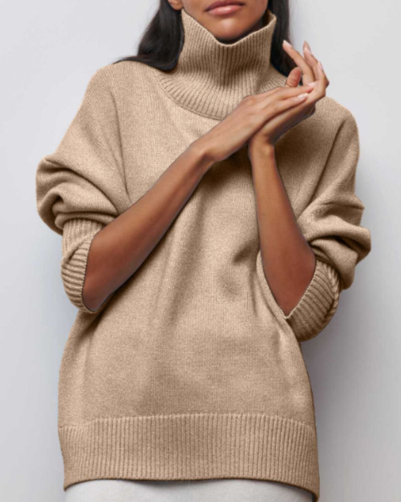 Sophia | Pull à col roulé ample