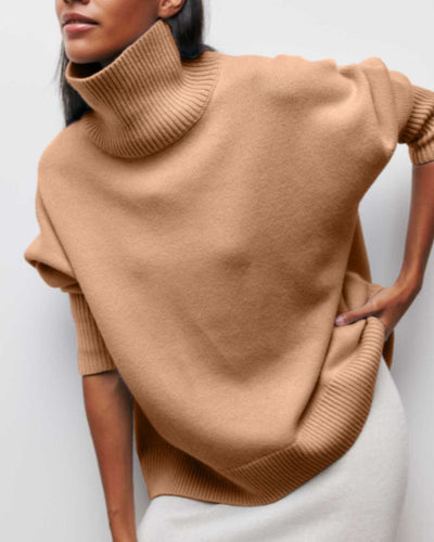 Sophia | Pull à col roulé ample