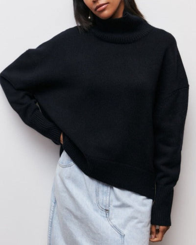 Sophia | Pull à col roulé ample