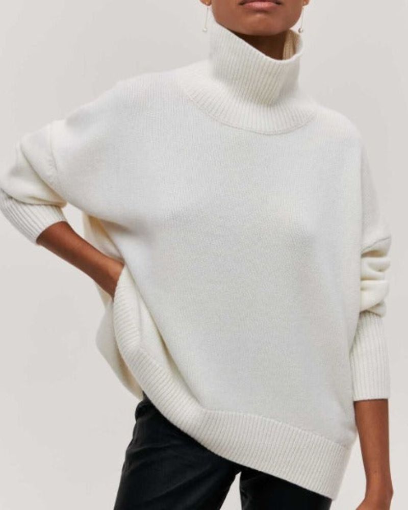 Sophia | Pull à col roulé ample