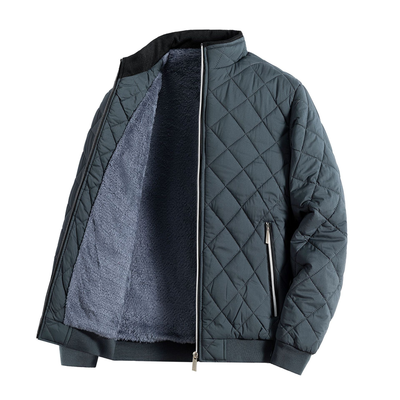 Veste Homme en Polaire Matelassée – Chaude et Décontractée