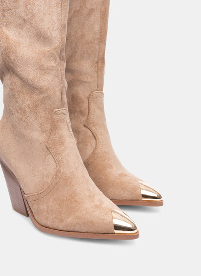 Roxy - Bottes en suédine kaki