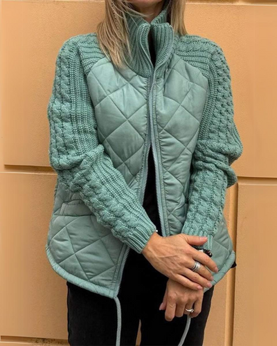 Sophia | Manteau de luxe avec manches tricotées