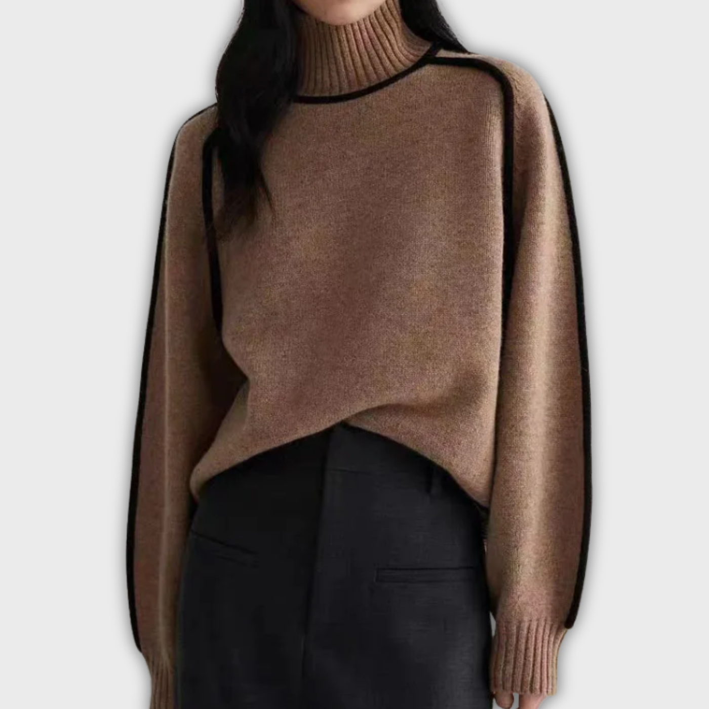 Sophia | Pull à col roulé confortable et luxueux