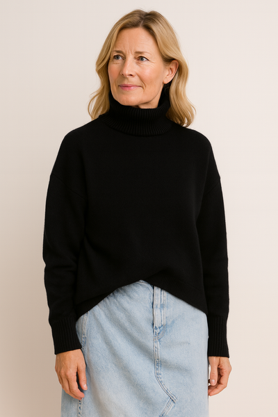 Sophia | Pull à col roulé ample