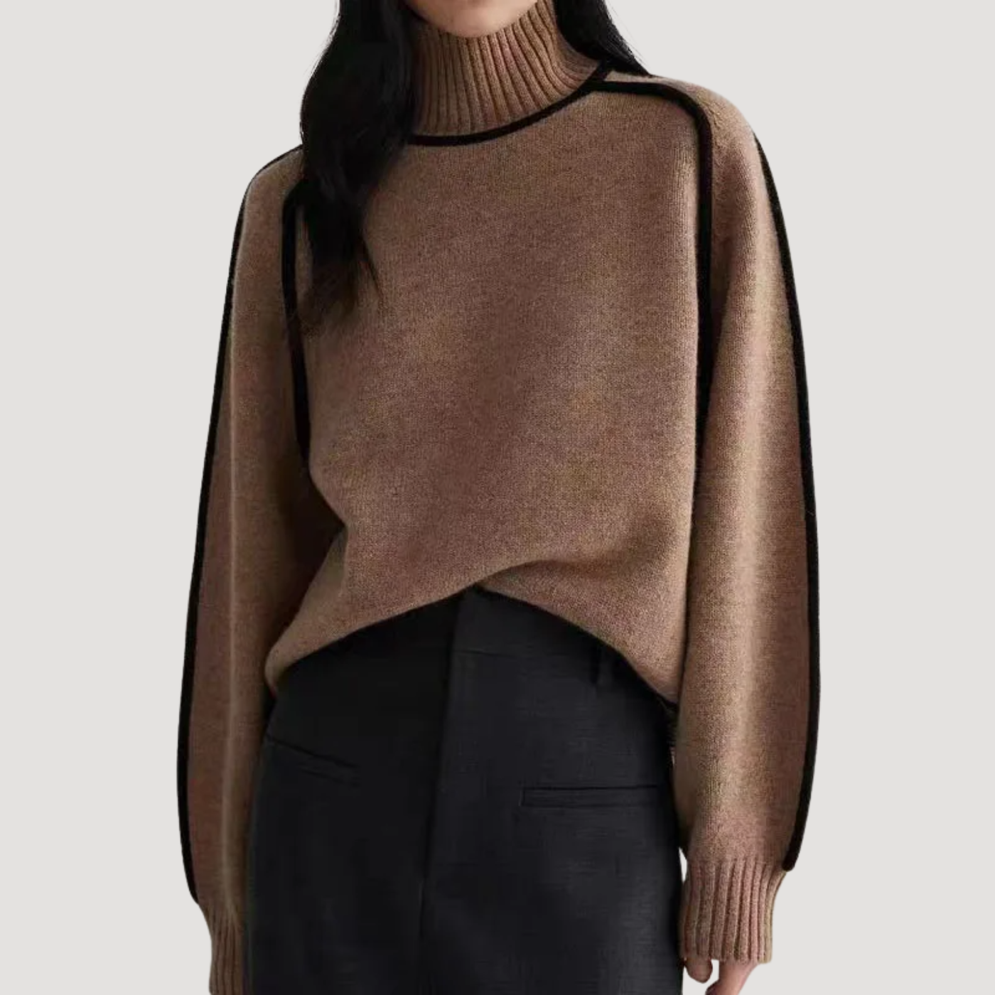 Sophia | Pull à col roulé confortable et luxueux